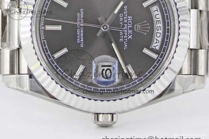 AAA Replica Watches Practical Best on 904L SS A Day TWF Bracelet Date 40mm SS Steel Grey 2358 Dial 1:1 Edition 0102